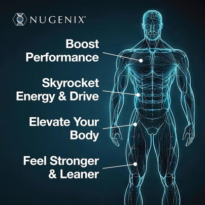 Nugenix Total-T, Free and Total Testosterone Booster for Men, 90 Count